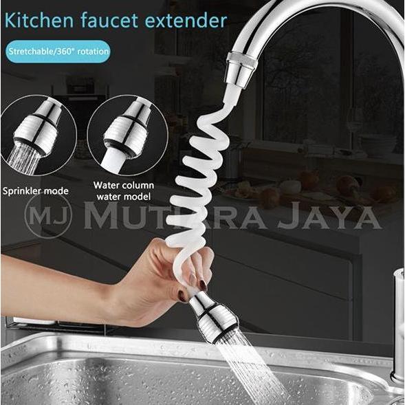 Lancaraja- Sambungan Kran Cuci Piring Wastafel Shower Keran Selang Panjang