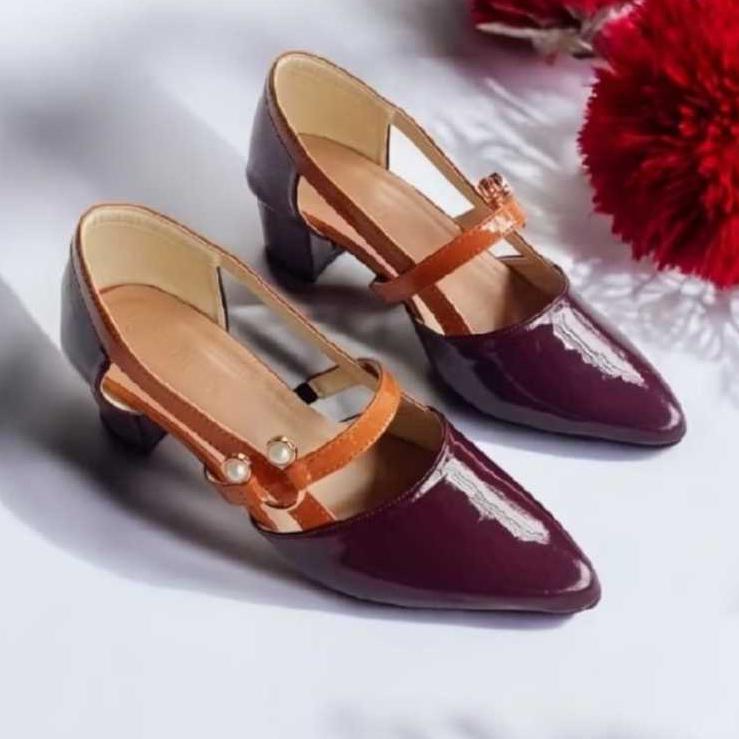 BEST SELLER SEPATU PANTOFEL WANITA HEELS 5 CM /HEELS WANITA PANTOFEL KEKINIAN 5CM