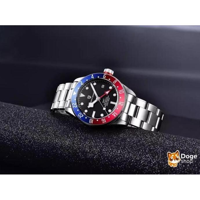 Ready Pagani Design PD-1706 GMT Homage PD1706 Automatic DG5833GMT Movement Batman Pepsi Coke Jam Tan