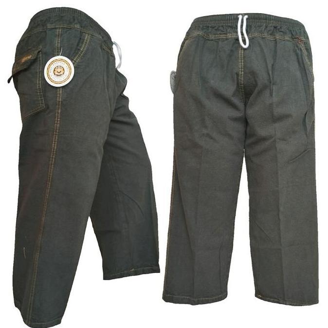 Larisyaa- Celana Pangsi Sirwal Jeans Dewasa Polos