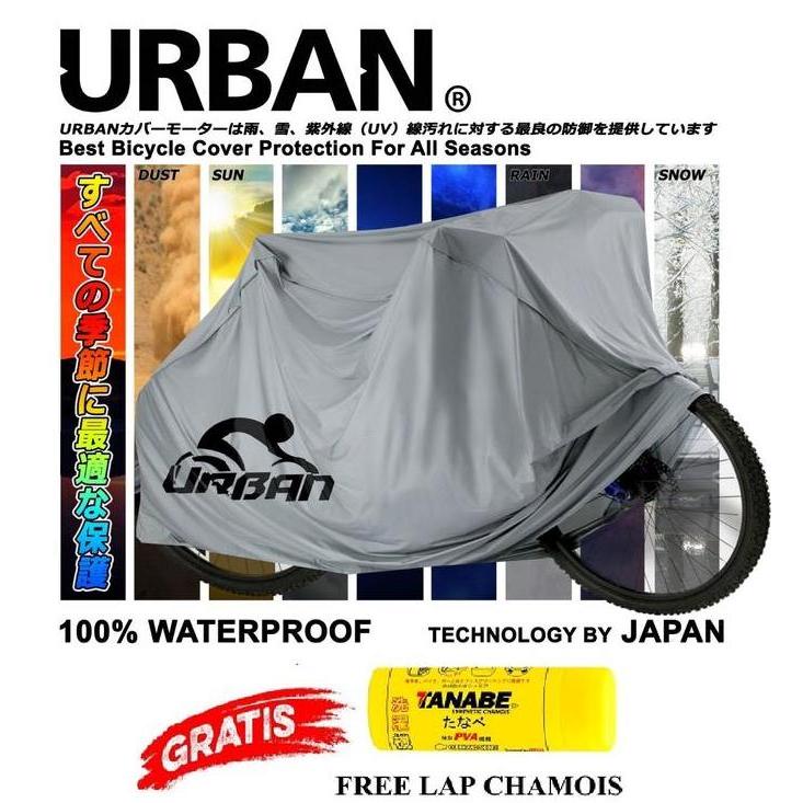 Promo Sarung Sepeda Bicycle Cover Waterproof Urban Santa Cruz United Bike Diskon