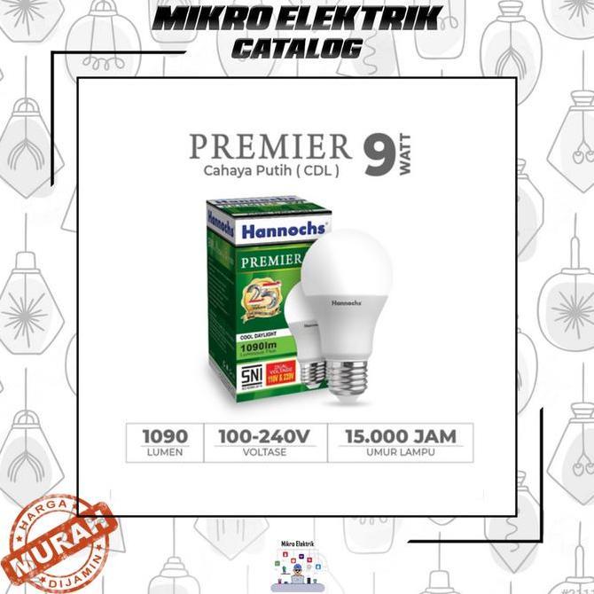 Lansungkirim- Lampu Led Hannochs Premier 9 Watt