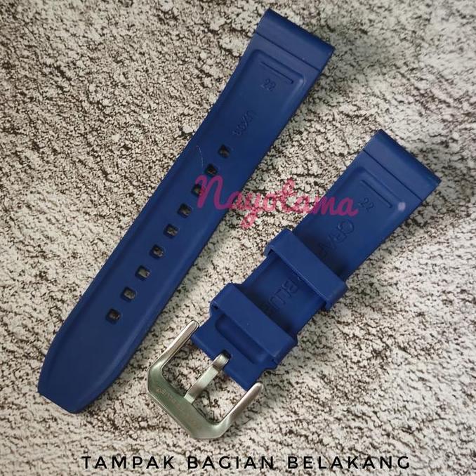 20mm CRAFTER BLUE UX03 Biru Royal Blue Universal Rubber Strap