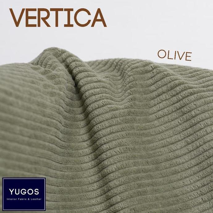 '' VERTICA KAIN KURSI SOFA CORDUROY LEMBUT ''