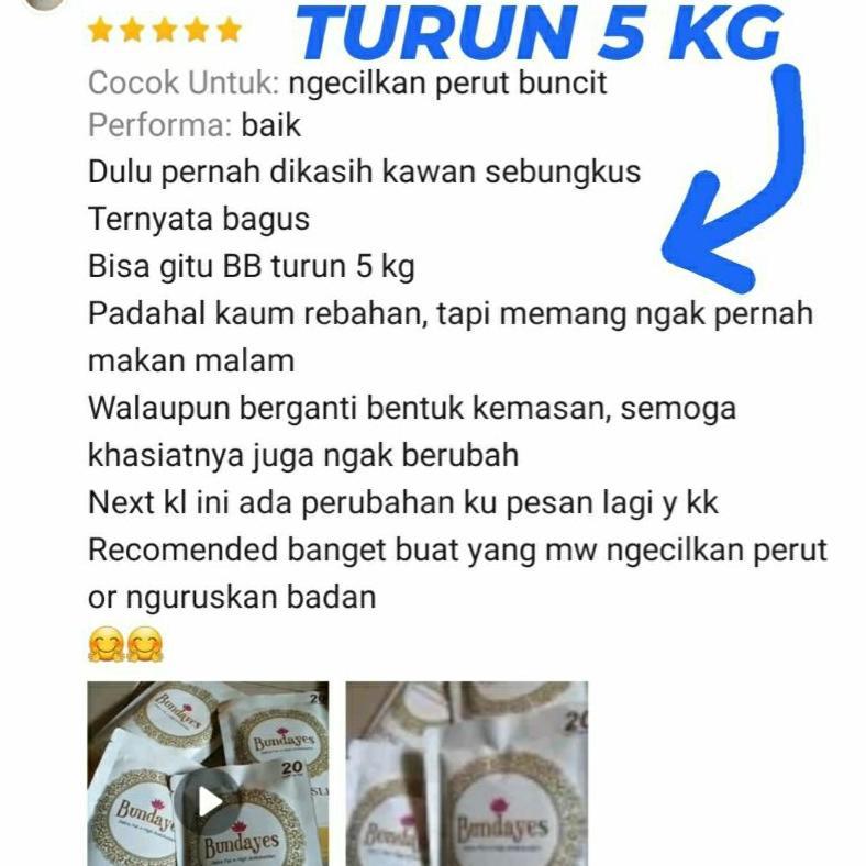 Promo Bundayes Bundaslim Beautyslim Detox Sistem Pencernaan Menurunkan Berat Badan Detox Usus Ready