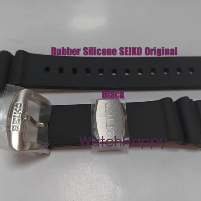 WatchHappy Strap Rubber Silicone SEIKO ORIGINAL Prospex Diver Samurai Turtle Sumo Monster