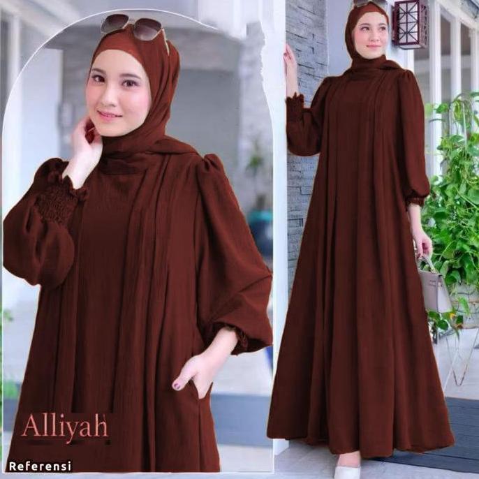 Terlaris Gamis Aliyah Muslimah Dress Wanita