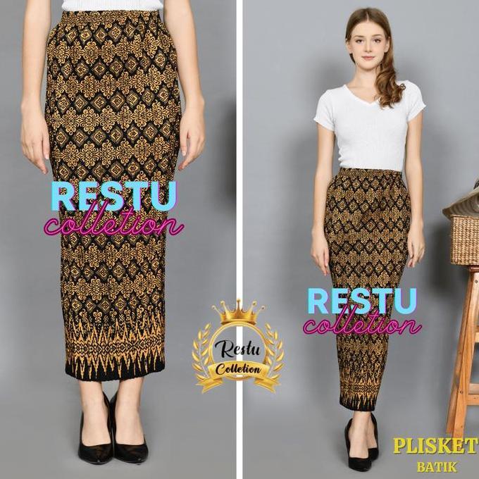 DR229 >> ROK PLISKET BATIK / ROK PLISKET / BAWAHAN KEBAYA / ROK KEBAYA / ROK Wisuda/ ROK SPAN BATIK 