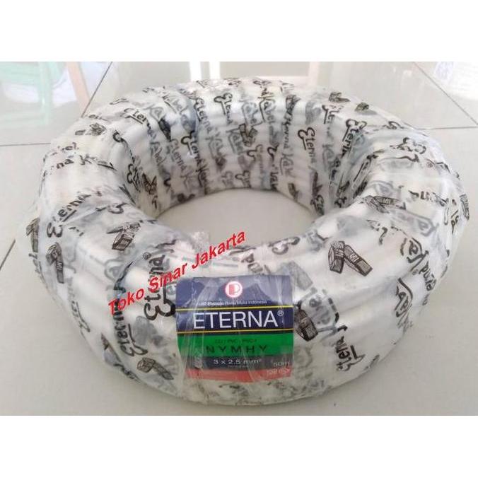 Kabel Serabut Nymhy 3X2.5 Kabel Nymhy 3X2,5 Eterna Perroll 50M