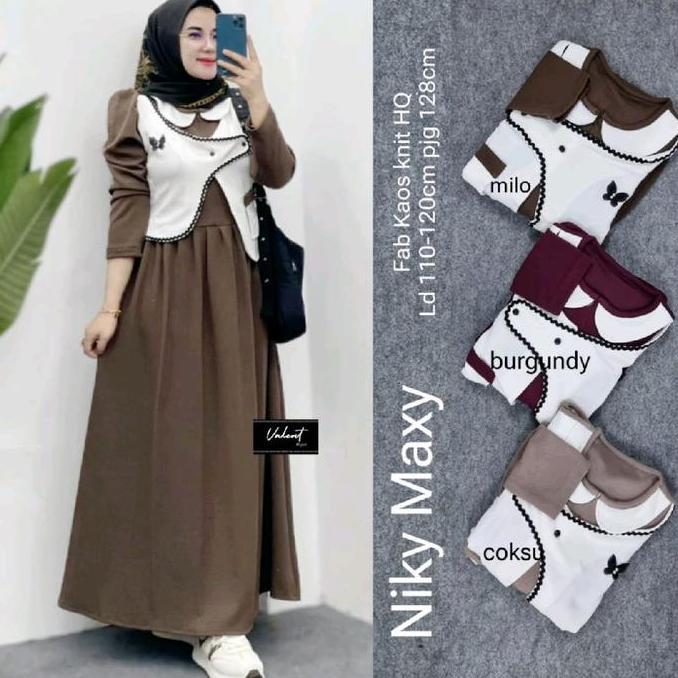 Bergaransi Gamis Trend Terbaru 2026 Baju Gamis Elegan 2026 Gamis Simpel Elegan Gamis Mewah Elegan Ga