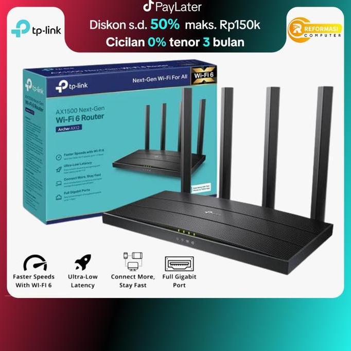 TP-Link Archer AX12 WiFi 6 Router AX1500 tp link router archer ax12 acces point Dual-Band Gigabit