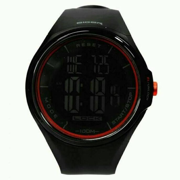 Ready Jam Tangan Eiger Touch Screen IYW0082 Water Resistant Original Digital Watch