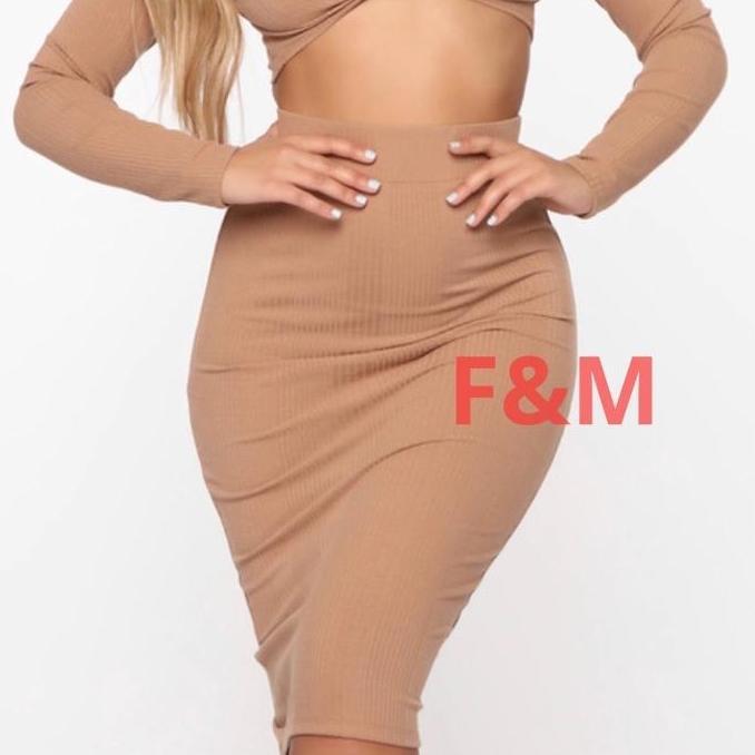 DV125 - ROK KNITT KOREA (RK.301) BAHAN KNITT SPANDEK WANITA