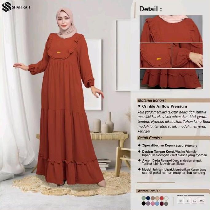Discount Dress Rempel Susun - Gamis Jumbo Rempel - Gamis Rempel Premium