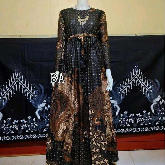 Awet Gamis Batik Pekalongan Busui Jumbo Baju Wanita Muslimah