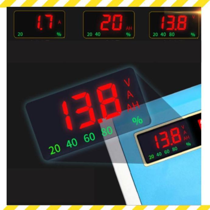 Cas Aki 6A 12V Mobil Motor Charger Aki Carger Aki Alat Cas 6A UPGRADE