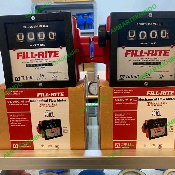 FLOW METER FILL-RITE TYPE FR901CL SERIES 900 4 DIT SIZE 1,5 INC