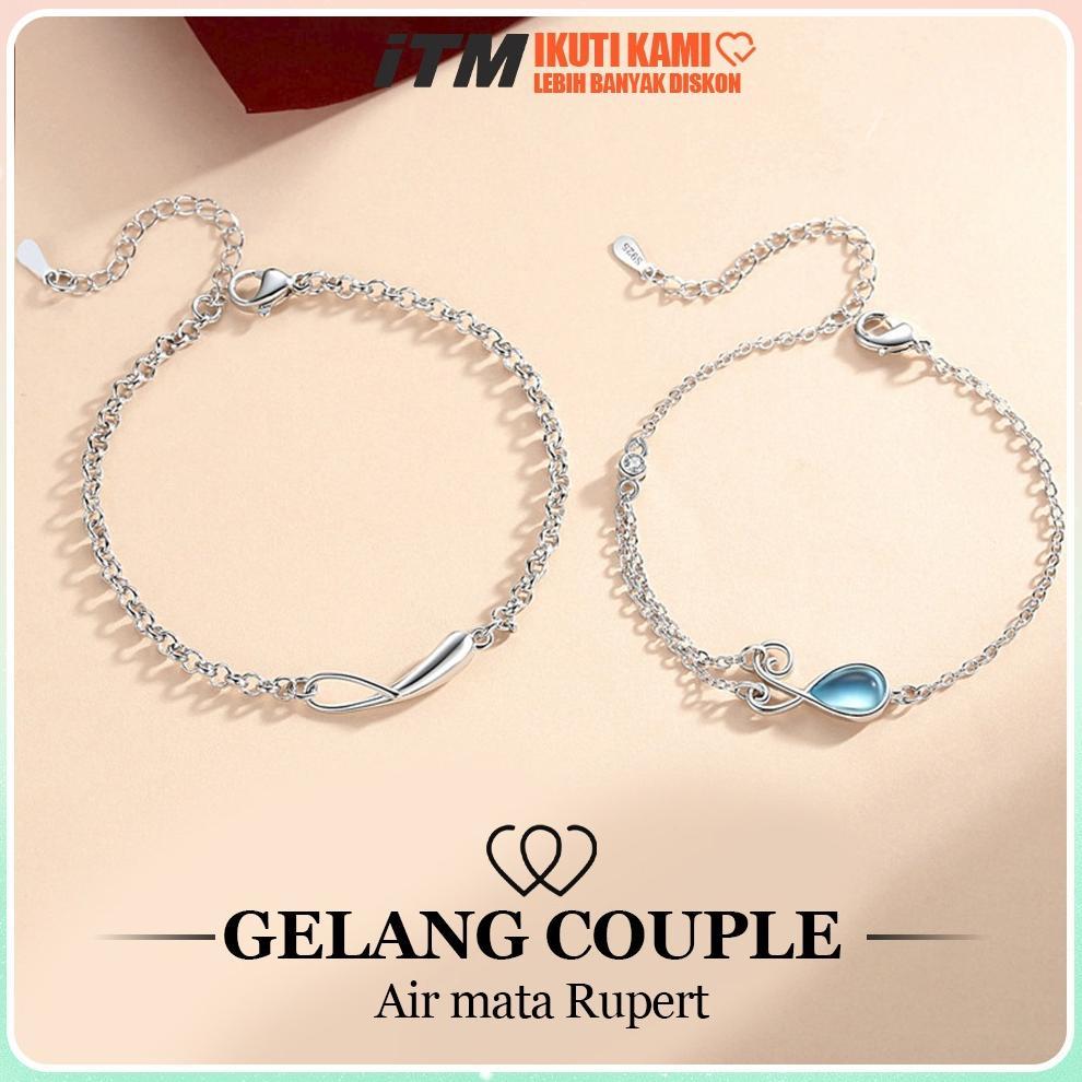 Gelang couple-Rupert Gelang pasangan Gelang titanium Original Arctic Deer