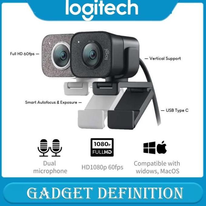 Logitech StreamCam Stream Cam Full HD USB-C Webcam Logitech Original ZER