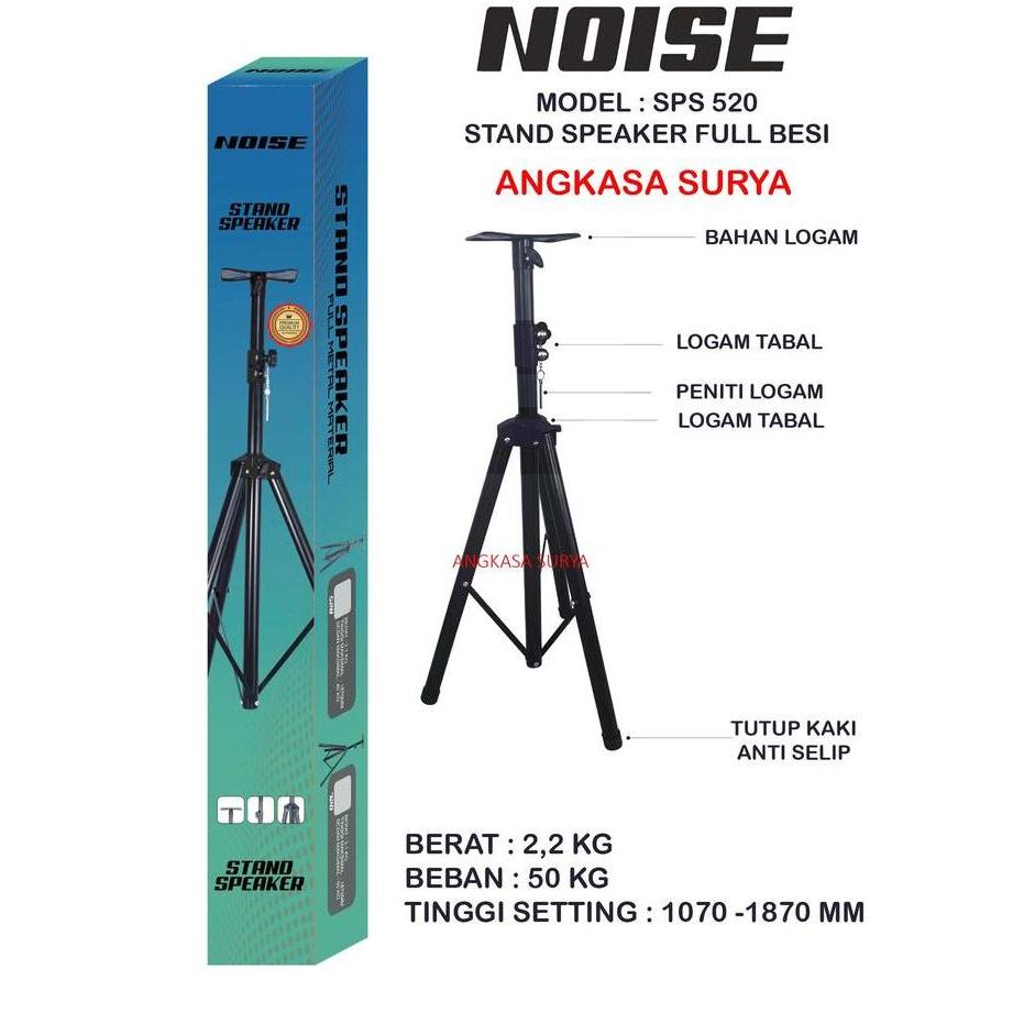 Promo STAND SPEAKER FULL BESI  SPS520 / SPS 520 TRIPOD SPEAKER TIANG SPEAKER MONITOR AKTIF PASIF POR