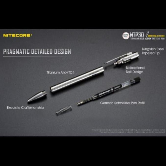 TERBARU - Pen Refills German Schneider Pen Refills Nitecore NTP30