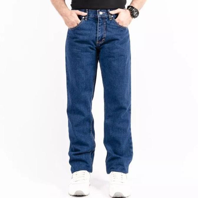 Murah Celana Jeans Standar Reguler Pria Tidak Melar
