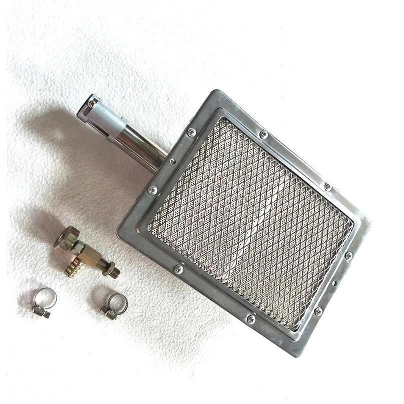 Top quality barbecue BBQ infrared ceramic burner stainless steel ceramics gas burner alumunium plate