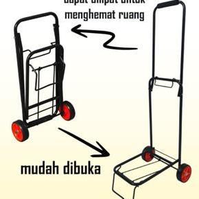 TROLI LIPAT SERBAGUNA TROLI BARANG GALON TROLI BESI SERBAGUNA MS