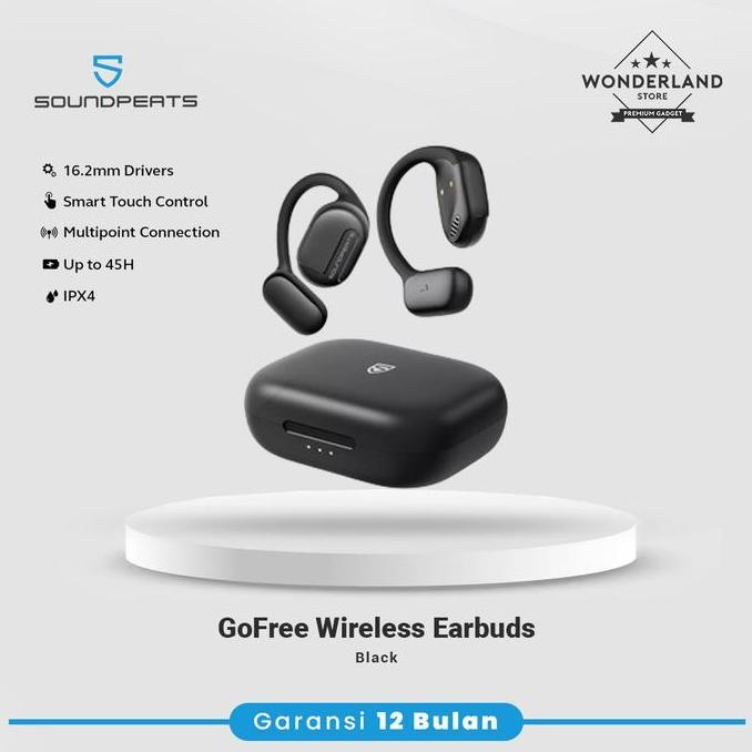 Promo SoundPEATS GoFree Go Free True Wireless Open Ear Extreme Comfort Sport Diskon