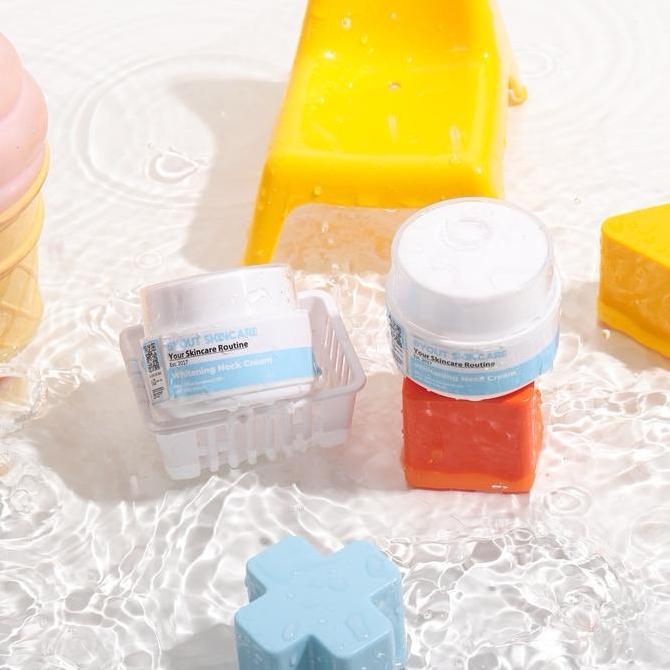 Skinwill- Neck Cream Wajah Krim Leher Hitam Pemutih Korea Halal Ori Bpom Farma Ampuh Dokter Farmasi 