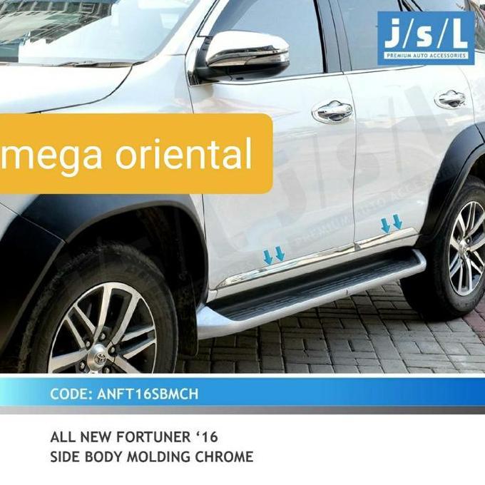 Jsl Side Body Molding / List Body Samping Chrome Fortuner Vrz Trd Harga Spesial