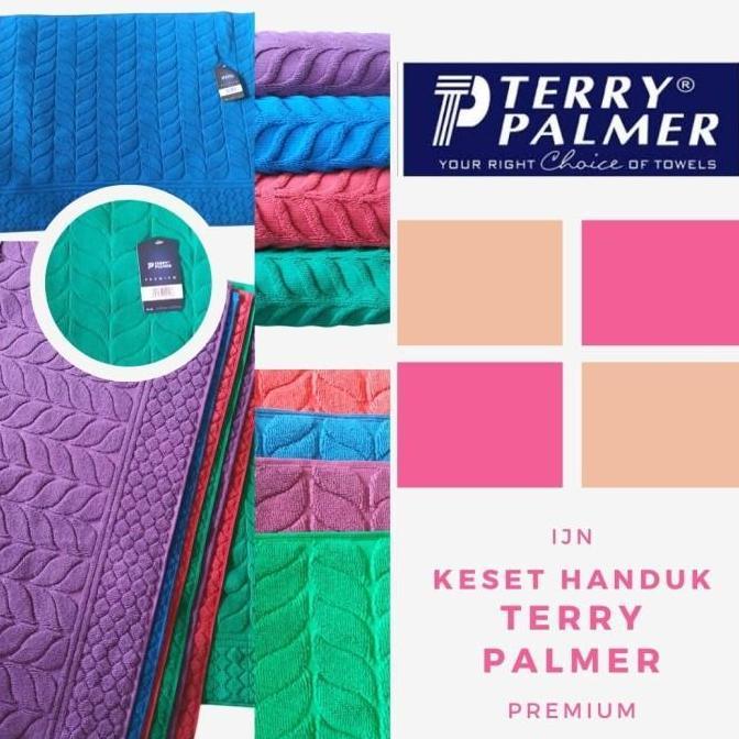 Keset Handuk Terry Palmer Grade A Tebal Cotton Polos Menyerap Air