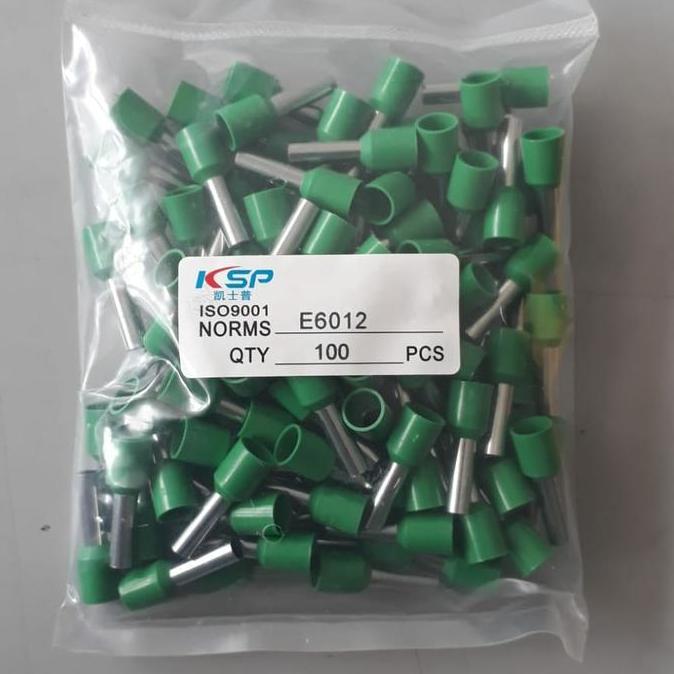 Promo Skun Ferules 6 mm/End Sleeve 6mm/Skun Kabel Ferules/Skun Tusuk Hijau Peralatan Tembaga Diskon