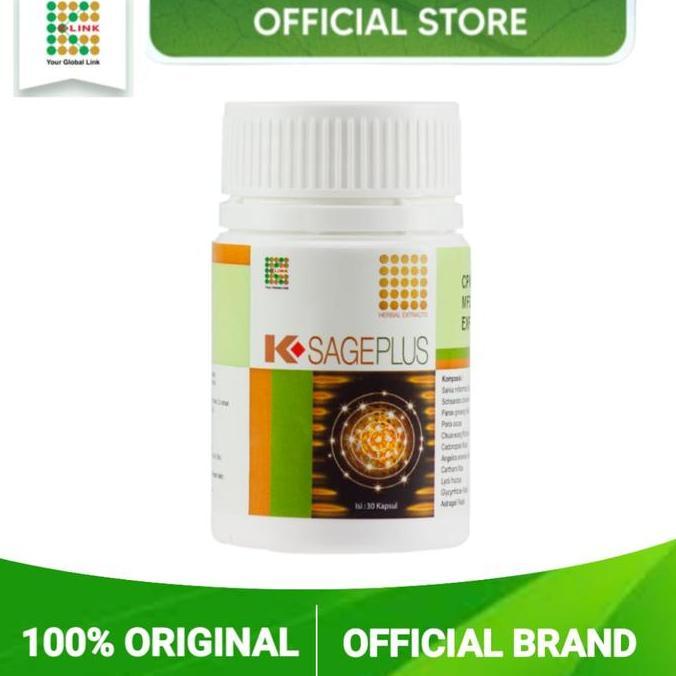 BEBAS ONGKIR - K Sage plus k link.Sage Plus K link.Sage plus klink Suplemen Otak.