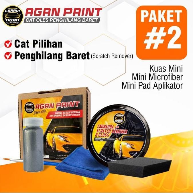 DEPINLIA4 - CAT PENGHILANG BARET AYLA CAT ORIGINAL PABRIK DAIHATSU ALL TYPE AYLA PUTIH, AYLA SILVER,