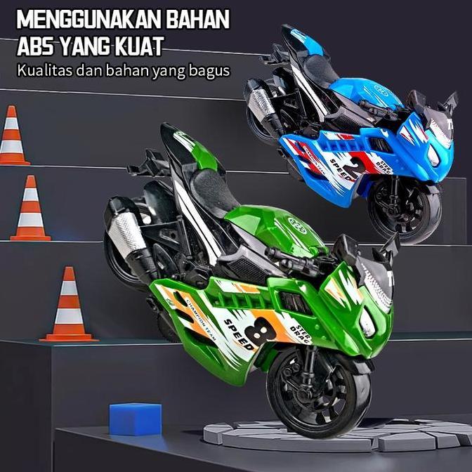 Promo Habibi Motor Mainan Anak Inersia, Toy Vehicle Bisa Jalan Sendiri, Tahan Banting, Jok Bisa Dibu