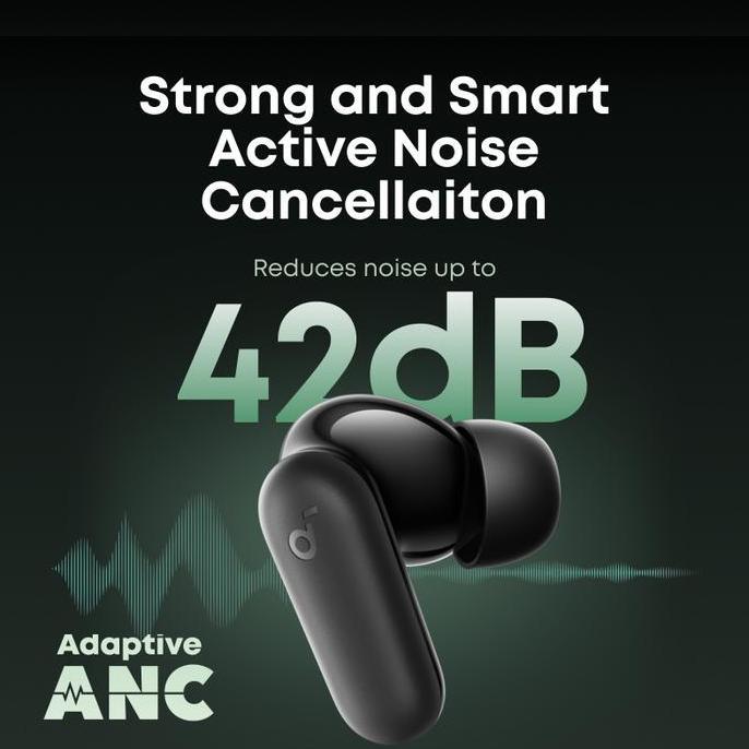Fk.Hidayat12 - (New Launch) Soundcore Anker R50I Nc Earbuds Adaptive Noise Canceling Headset Earphon