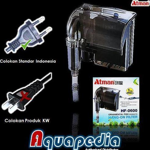 Atman HF-0600 Filter Gantung Aquarium Hang-on Filter