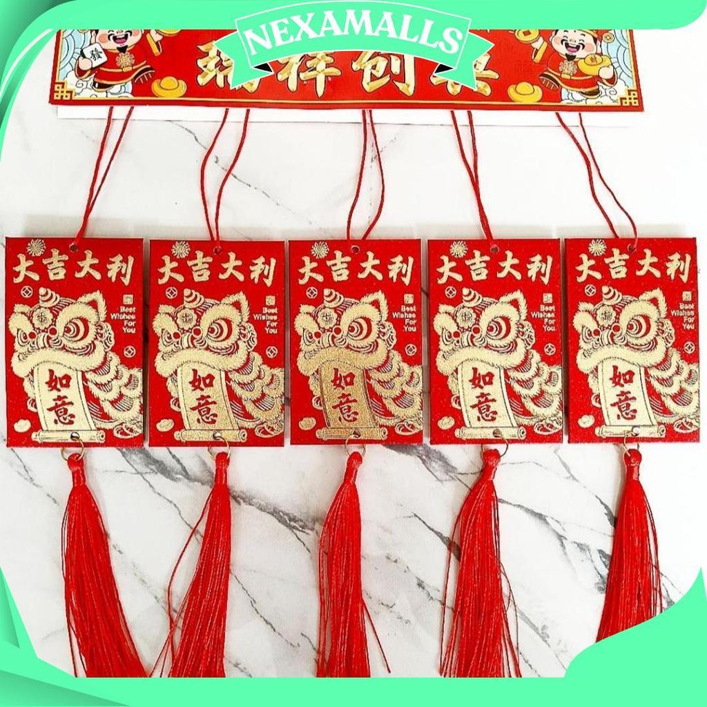 Gantungan Angpao Imlek/Hiasan Imlek/Gantungan Imlek/Angpao Imlek/Hiasan Pohon/Angpao Gantung/Angpau 