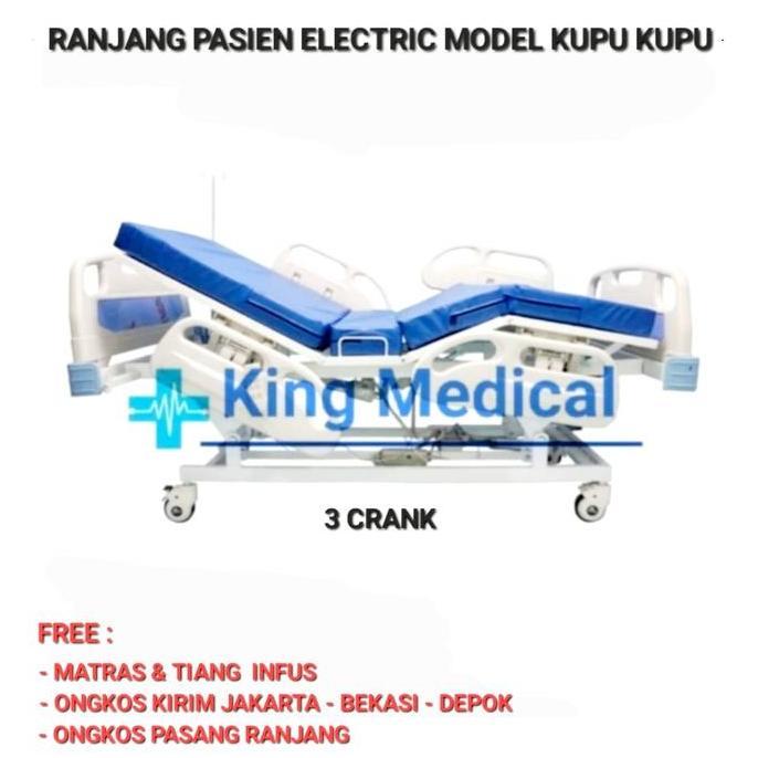 Tempat Tidur Pasien ICU ICCU Electric Hospital Bed ICU ICCU + Matras