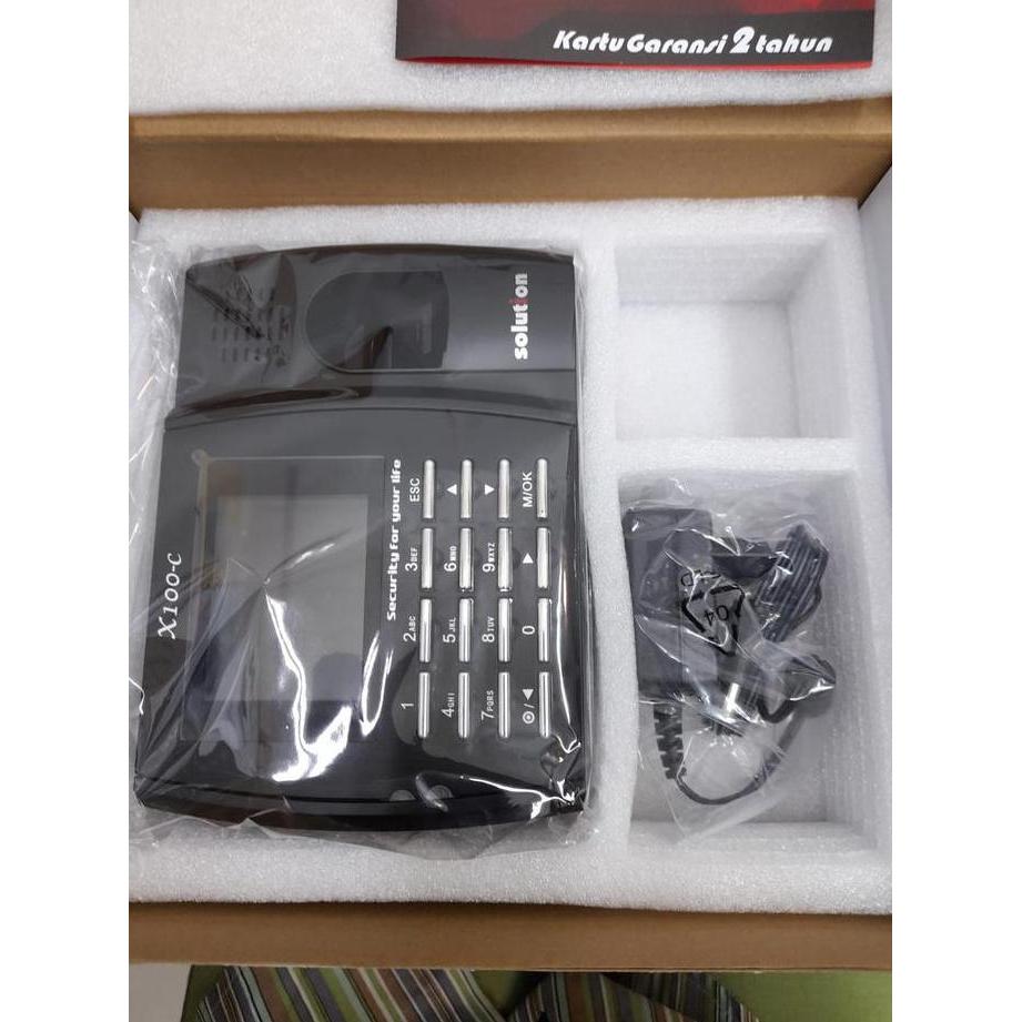 Mesin absen fingerprint Solution x 100c