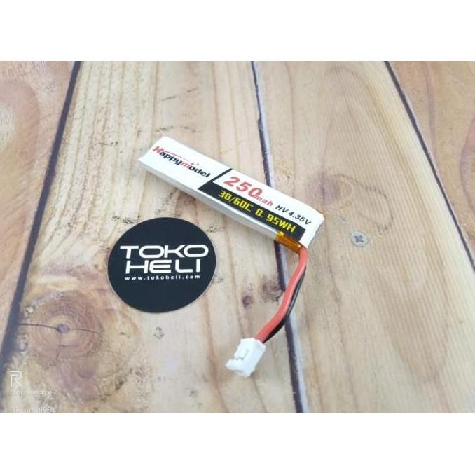 Happymodel 3.8V 250mAh 30C 1S Lipo Battery PH2.0 Mobula7 Snapper6 UR65