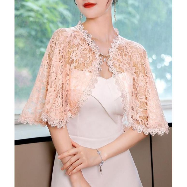 bestpromo auter blus kardigan kekinian.auter blus brokat renda