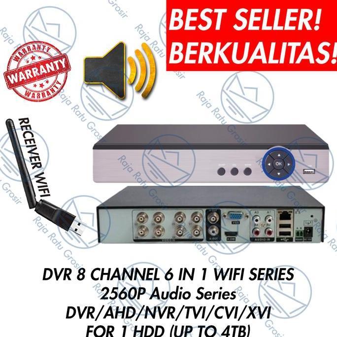 DVR 8CH RECORDER CCTV WIFI SERIES 1080p FULL PLAYBACK 8 CHANNEL XMEYE