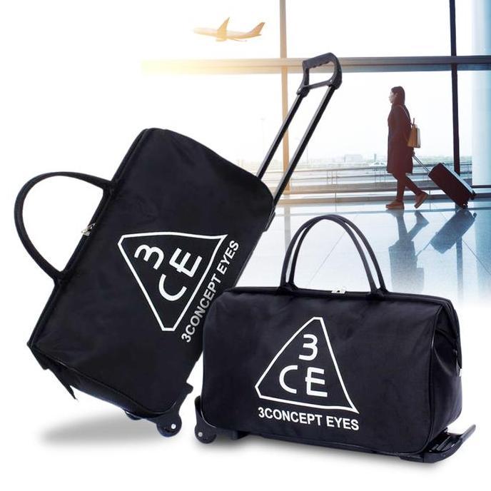 KEYMAZ Monster Eye Tas Koper Duffel Trolley - 3 Concept Eyes