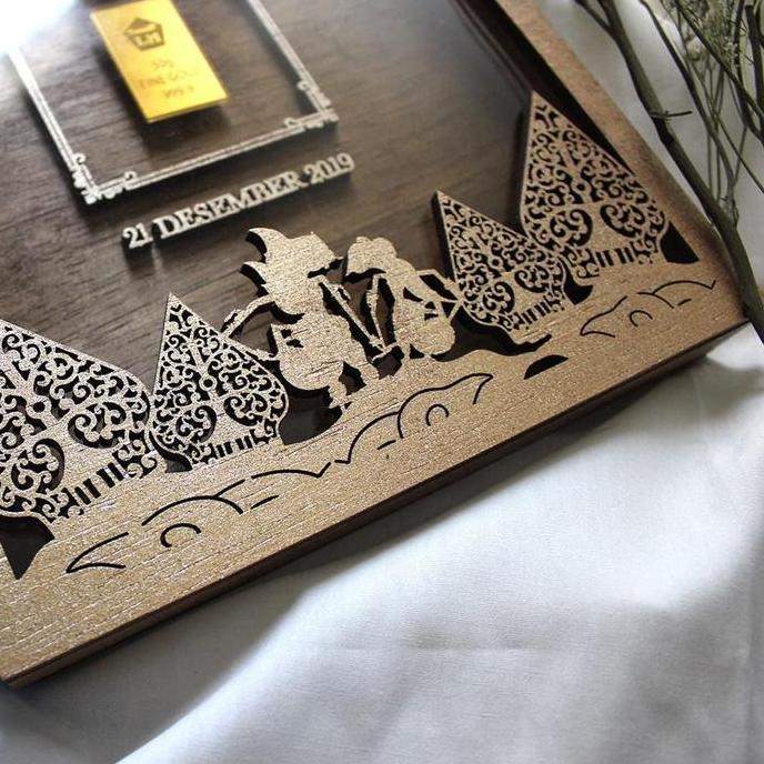 Ready Frame Mahar 20x30 | Bingkai Mahar Rustic | Mahar Rustic