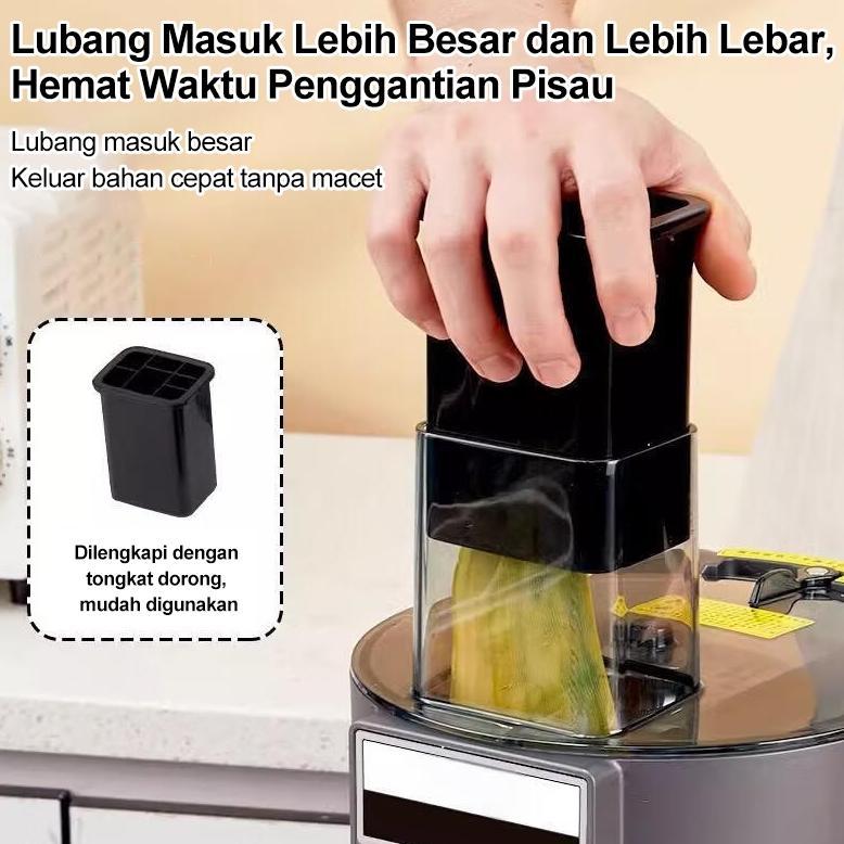 Sale Mesin Potong Sayuran Multifungsi Listrik/Mesin Pemotong Dadu/Mesin Pemotong Kentang Wortel Dadu