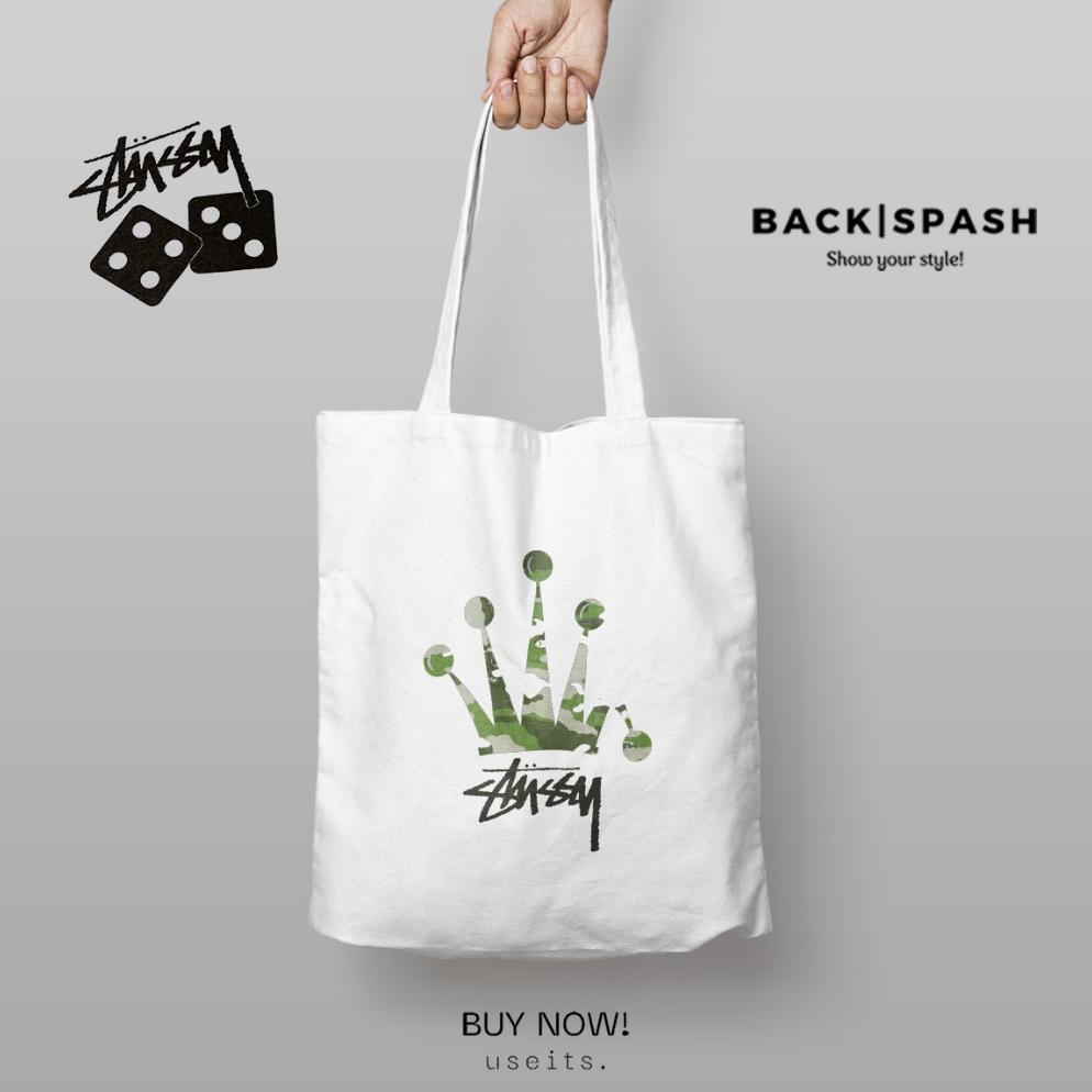 NEW PROMO Totebag Stussy - Stussy Wanita - Stussy Pria - Totebag Wanita - Totebag Pria - Totebag Kul