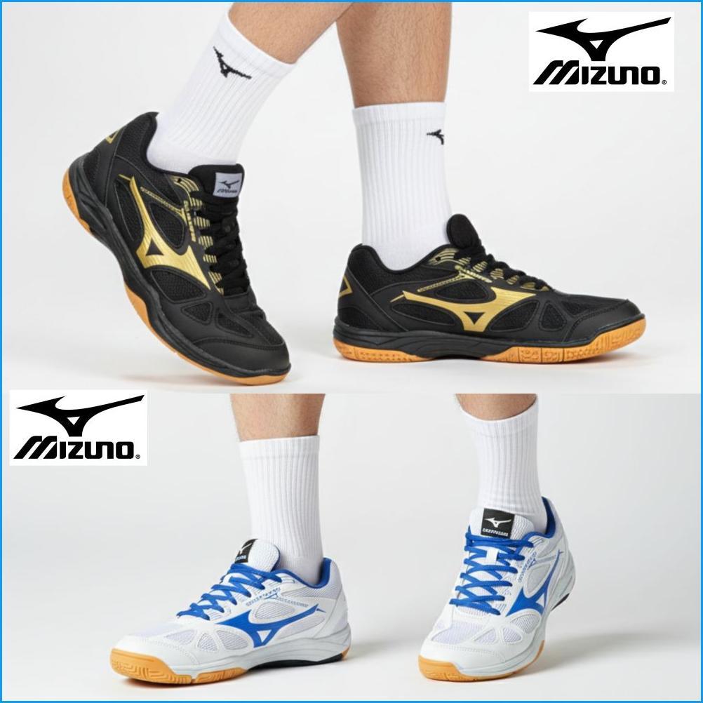DISKON SEPATU MIZUNO BADMINTON PRIA WANITA SOL KARET BERDECIT ANTI SLIP / SEPATU OLAH RAGA BULU TANG