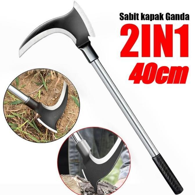 CIARY 40cm Sabit Pertanian Alat Sabit Rumput Berkebun Sabit Kecil Alat Padi ( Alat Panen Padi Dan Ru